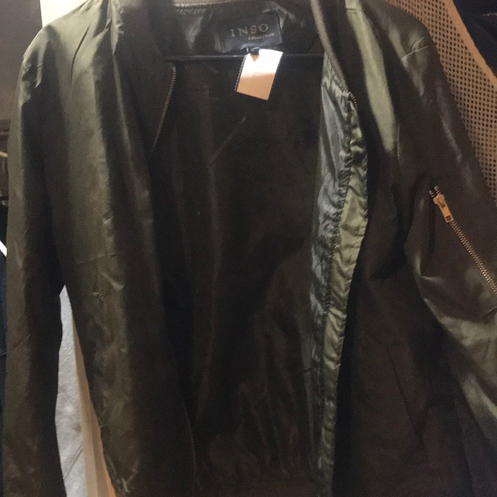 Army Green Bomber Jacket